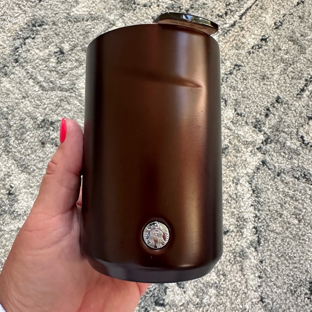 Starbucks 2020 Silver Brown Bronze Insulated Stainless Steel Tumbler 12 oz